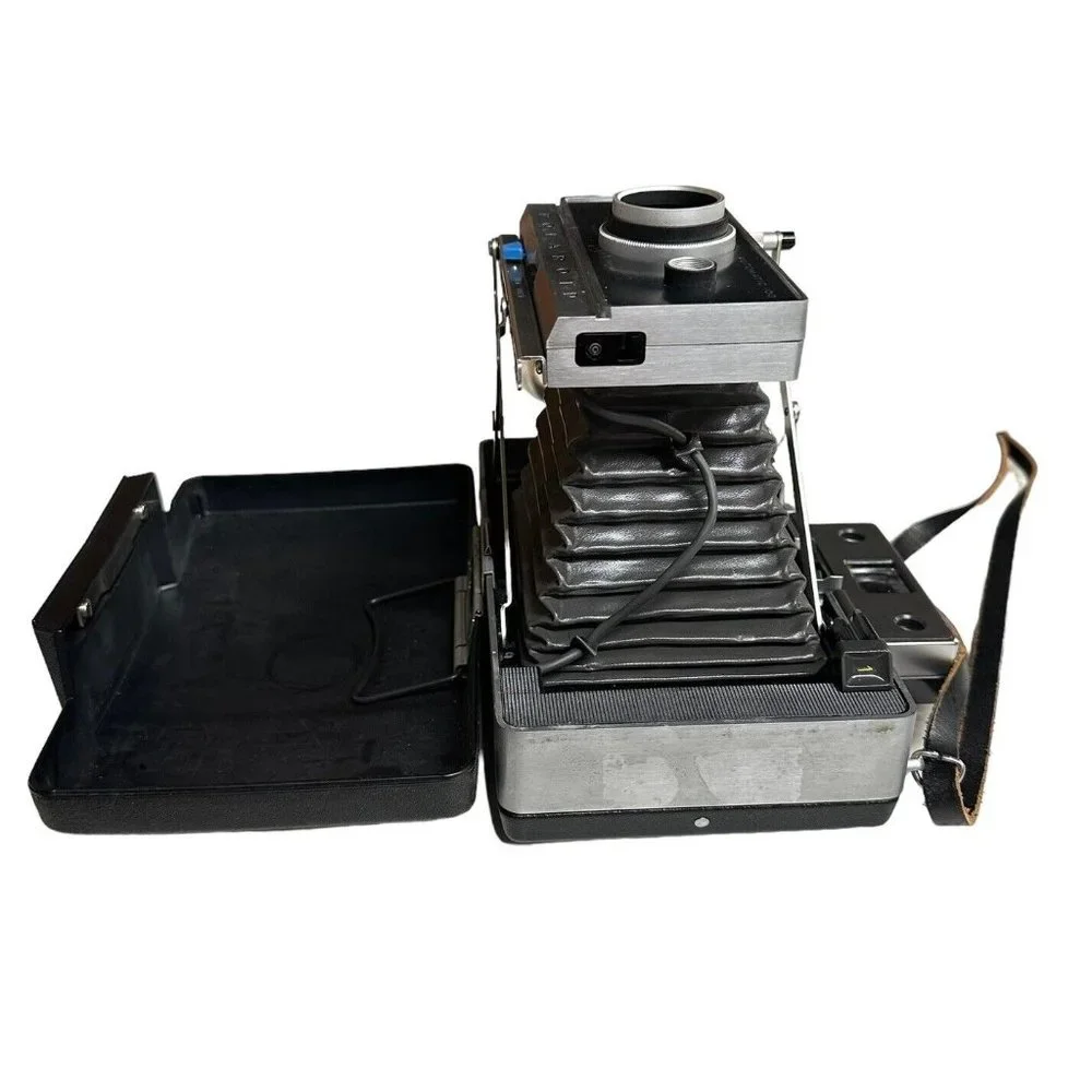 Polaroid Land Camera AUTOMATIC 100 Case‎ Flash Manuals Print Coater Untested Bag